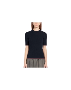 Кроп-топ женский marine blue Thom browne