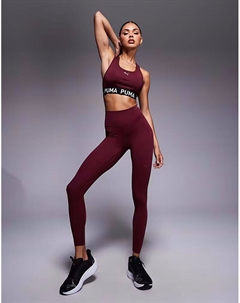 Леггинсы Shapeluxe с высокой талией бордового цвета Puma