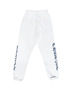 Вязаные спортивные штаны унисекс, белый Chrome hearts