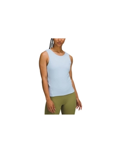 Женская майка без рукавов, синий Lululemon