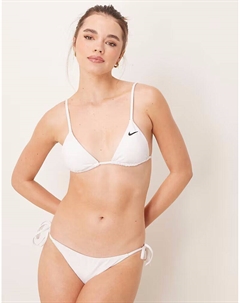 Плавки-стринги бикини Essential белого цвета Nike swimming