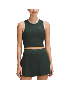 Женские майки Varsity с круглым вырезом, зеленый Lululemon