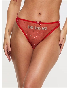 Рождество Энн Саммерс Хо-хо-хо, красные трусики Ann summers