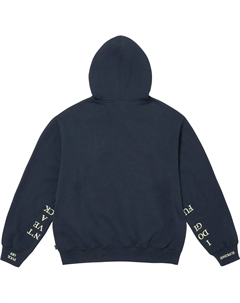 Толстовка с капюшоном и молнией, синий/темно-синий Supreme