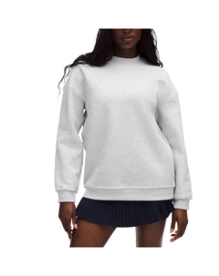 Свитшот женский, светло-серый Lululemon