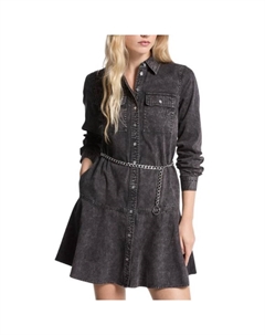 Женское платье с длинными рукавами FW25, черный Michael kors