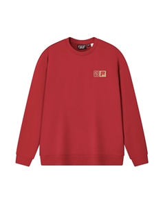 Оригинальный свитшот Unisex красный Fila