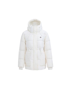 Женская белая пуховая куртка Converse