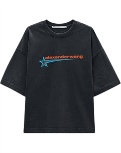 Футболка с принтом, черный Alexander wang