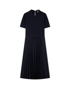 Женское платье с коротким рукавом, синий Tommy hilfiger