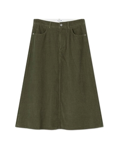 Женская повседневная длинная юбка fw25, оливковый Lacoste