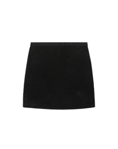 Повседневная короткая юбка женская, черный Alexander wang