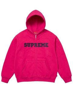 Обратная толстовка с капюшоном SS25, фуксия Supreme