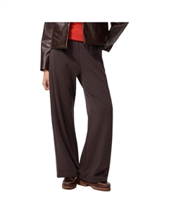 Женские повседневные брюки темно-коричневого цвета Uniqlo