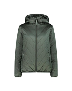 Женская стеганая куртка WOMAN JACKET FIX HOOD 34K0306 Cmp