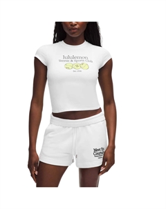 Обычная футболка женская, белый Lululemon