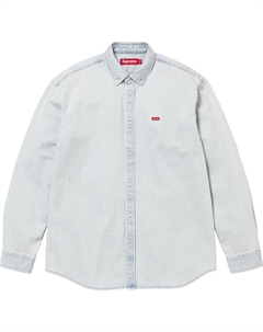Маленькая коробка рубашка SS23, светло-голубой Supreme