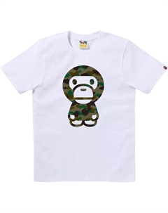 Футболка Bape Jewels Big Baby Milo белая A bathing ape®