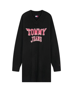 Женское платье с длинными рукавами, черный Tommy hilfiger