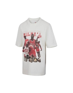 Женская футболка Jordan с принтом oversize, серый Nike