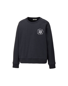 Свитшот с круглым вырезом унисекс navy blue Onitsuka tiger