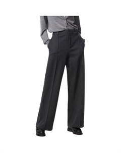 Женские повседневные брюки темно-серого цвета Uniqlo