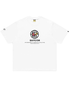 Футболка Bape X KidSuper Bapeism Logo, белый A bathing ape®