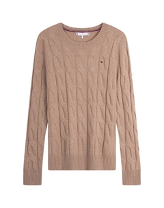 Женский свитер, хаки Tommy hilfiger