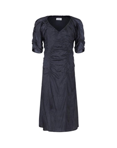 Собранное платье миди, серый Lemaire