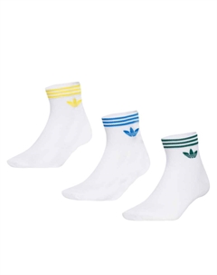 Женские носки TREF щиколотка 3 пары белый Adidas originals