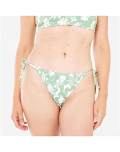 Плавки бикини для женщин, с узлом сбоку, Tie Side Flower, цвет хаки Roxy