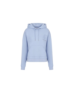 Свитшот AE SS23 женский, небесно-голубой Armani exchange