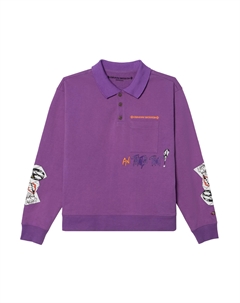 Футболка SS25 Unisex Purple Chrome hearts