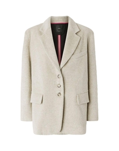 Пиджак из смесовой альпаки, бежевый Pinko