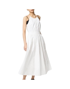 Женское белое платье без рукавов Uniqlo