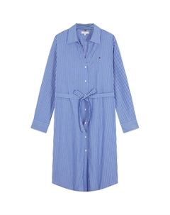 Женское платье с длинными рукавами, белый Tommy hilfiger