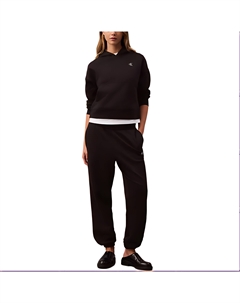 Вязаные спортивные штаны женские черные Calvin klein