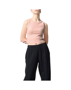 Топ-майка женская пастельно-розовая Uniqlo