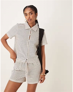 Трикотажная свободная рубашка в монохромном исполнении Aware