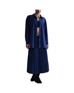 24.7 PerfectStretch женская рубашка Dri FIT оверсайз с длинными рукавами, синий Nike