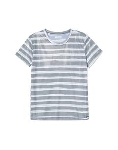 Футболка Regular Women's серо-белая полоска Columbia