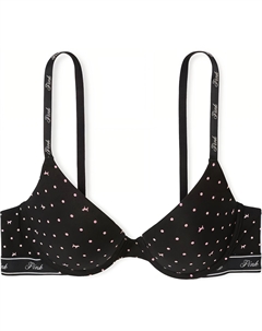 Розовый Girlish Бюстгальтер Women's Black Victoria's secret