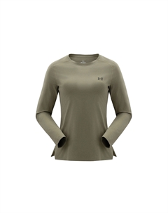 Футболка SS25 женская, темно-оливковый Under armour