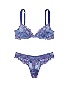 Женский комплект белья Blue Purple Victoria's secret