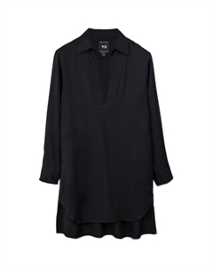 Рубашка Y 3 с заостренным плоским воротником, черный Y-3