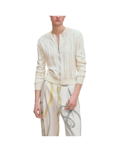 HERMES Коллекция FW25 Осень-Зима Вязаный топ Women's White Hermès