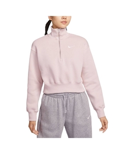 Флисовая толстовка PHNX FLC QZ CROP женская, розовый Nike