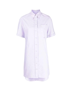 Боксовое платье-рубашка, фиолетовый Kenzo