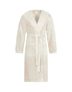 Мужской и женский халат Lynn, 1 шт., для женщин и мужчин, с капюшоном, из микрофибры, Ivory Vossen