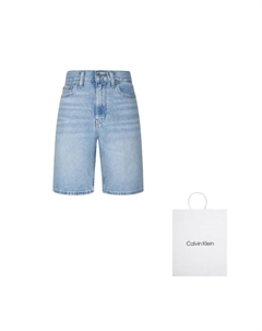 Джинсовые шорты унисекс, светло-голубой Calvin klein